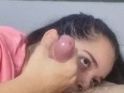 Finalizando o dia com um boquete profundo no pau grande e cabeçudo do Wellington Prado 11/16