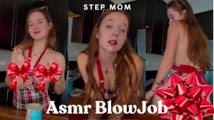ASMR - Step Mom BLOWJOB - Licking Mouth Sounds - SABLEHEART ASMR - Dominate