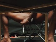 Camera catches BIG DICK male jacking off! Twitter: CesarBellaBish 14/16