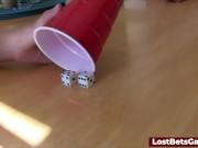 Taking the action back to the bedroom after a strip game downstairs 13/16