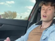 Uncontrolled Masturbating In The Car🍌👋💦 4/16