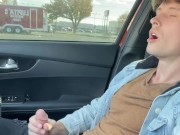 Uncontrolled Masturbating In The Car🍌👋💦 6/16