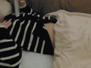 【個人撮影】寝る前にAV見ながらオナニーしました♡素人のリアルオナニー♡日本人女性 5/16