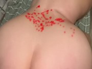 Mr. Claus fucks Mrs. Claus with wax on her back 5/16