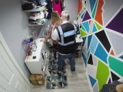 Posh woman thinks she can shoplift! 10/16