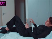 Please, dont cum inside step mom! Step son came to step mother's while step father at the shower 2/16