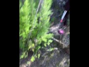 Folladita en el bosque con mi esposa después de sorprenderla 2/16