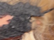 Milf blows her Uber driver in a mask 9/16