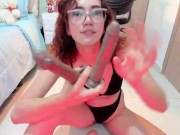 Messy blowjob, deep throat, pussy fucking  (full show ) 4/16