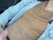Sexy Guy Had To Pull Over And Masturbating Hard🥵🍆💦 10/16