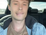 Sexy Guy Had To Pull Over And Masturbating Hard🥵🍆💦 2/16