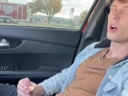 Sexy Guy Had To Pull Over And Masturbating Hard🥵🍆💦 8/16