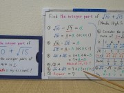 Find the integer part of sqrt10+sqrt15.[JapanMath](lesbian) 14/16