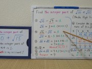 Find the integer part of sqrt10+sqrt15.[JapanMath](lesbian) 5/16