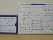 Find the integer part of sqrt10+sqrt15.[JapanMath](lesbian) 8/16