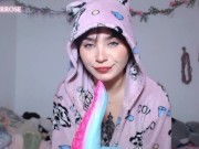 (FULL VIDEO) Squirting on a dildo wearing my favorite pijama 1/16