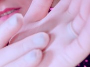 I'm your dentist. I will feel your teeth with my gloves. ASMR.