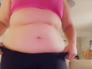 Showing whats under my pants 2/16