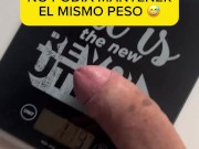 ¿Cuántos gr pesa mi pene? 1/16