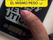 ¿Cuántos gr pesa mi pene? 3/16