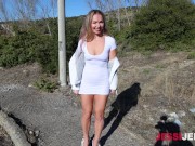 Agent meet Sexy Model on Street and Fuck her ASS for Money on Public JessiJek 1/16