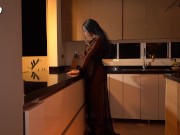 Busty housewife gets fucked by a burglar who breaks into her house - use my Honey Play Box toy 2/16