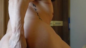 Solo jerk off using anal plug until cum 💦💦💦 I also eat the cum 🤤👅