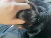 I met a girl on the street and asked her to suck my dick in the car. Cumshot on her big tits 7/16