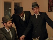 Dinner Cuckold Gangbang Session - Gorgeous Redhead Leyah Drowns 4 Big Dickscks In Her Pussy 3/16