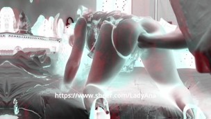 rough double anal fisting and prolapse, huge gape, lady ana