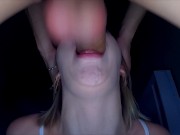 Sloppy Blowjob. Huge load Cum in Mouth 2/16