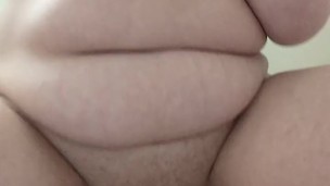 Chubby huge tit transboy rides monster cock has massive clit