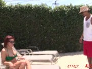 hardcore lovemaking with a real natural ginger babe