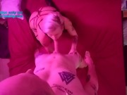 Latex stockings, pussy eating and load moaning orgasm - part 1 before the switch 2/16