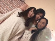 Hot Orgy with Japanese Cumsluts Haruna, Sanae Momoi and Uta Kohaku 1/16