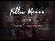 Ebony Stepmom Stuffing Creamy Pink Pussy before Christmas gift wrapping 16/16