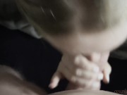 my STEPSISTER gives me a intense BLOWJOB with delicious BLOWDROPS🫦🍆💦 16/16