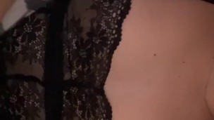 Cute Girl Playing with Boobs 18 years old cutie