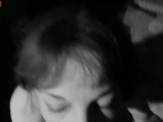 Blowjob in the kitchen from a young skinny brunette - PlayingGods 15/16