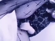 Your older goth  is masturbating in the next room. 10/16