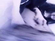 Your older goth  is masturbating in the next room. 7/16