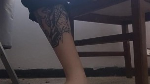Look My new shoes and My cute feet