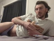 Bi slutty boy DEEPTHROAT DILDO for the first time 2/16