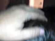Sucking out my homemade protein shake