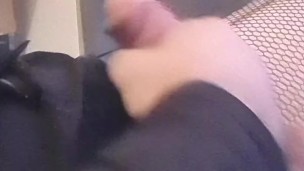 Fucking My Big Cock Toy Then Stroking My Sissy Cock