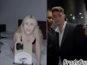 Gang bang with a petite blonde with a tight pussy-double penetration-Ellie Shoule-Darrel Deeps 1/16