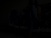 Feet Flip flops and jeans 1/16