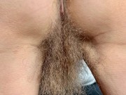 Mature MILF has the biggest bush ever!