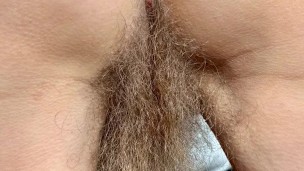 Mature MILF has the biggest bush ever!