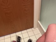 My hot MILF stepmother caught me  in the shower in a shared hotel room 10/16